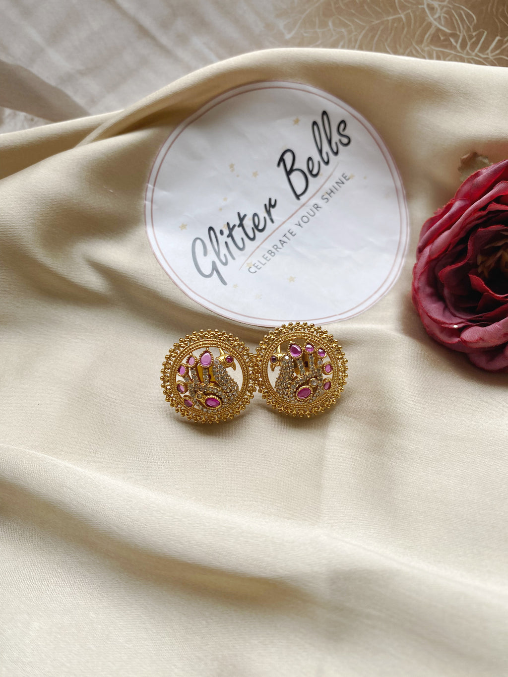 Mayura Peacock Studs