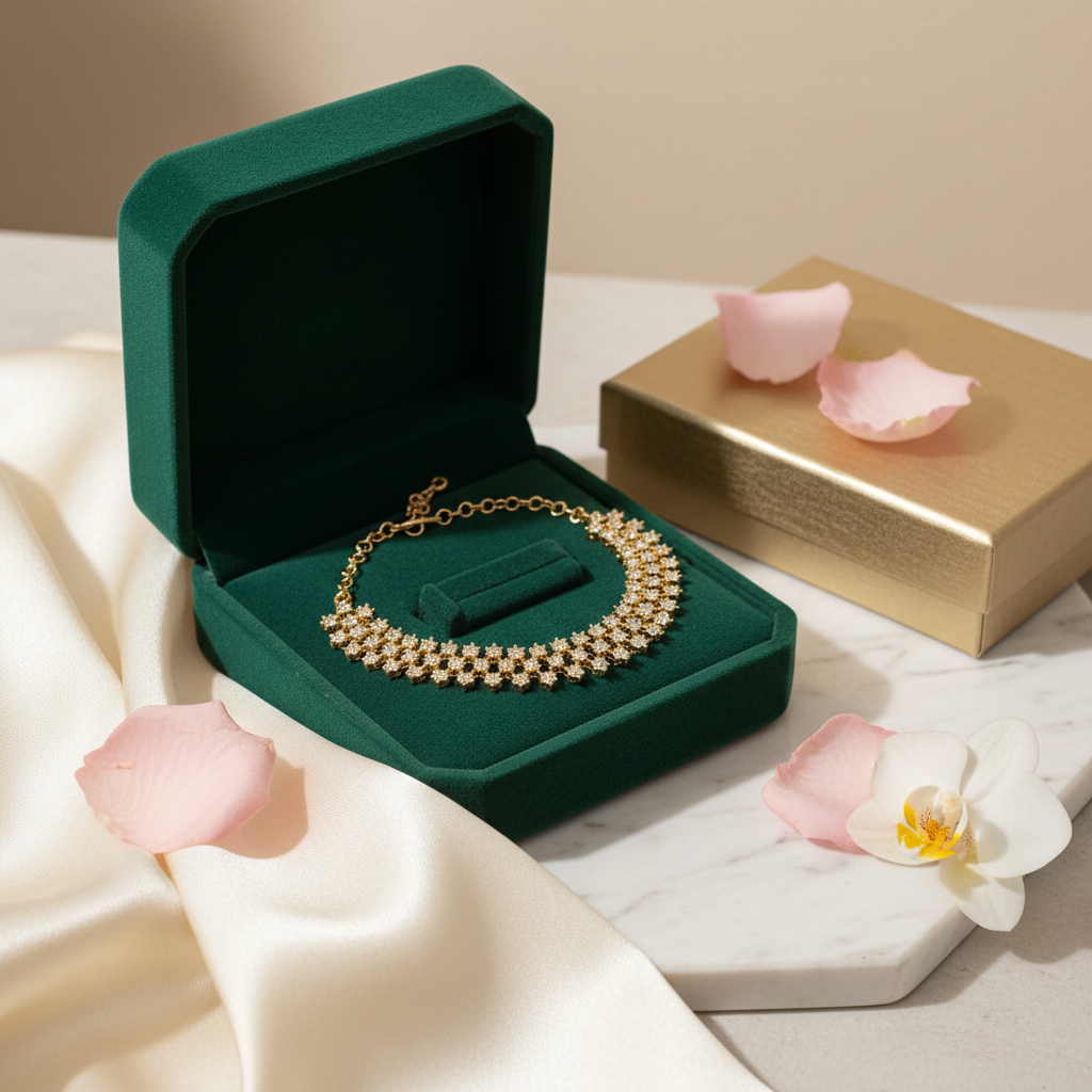 Bracelet with elegant props