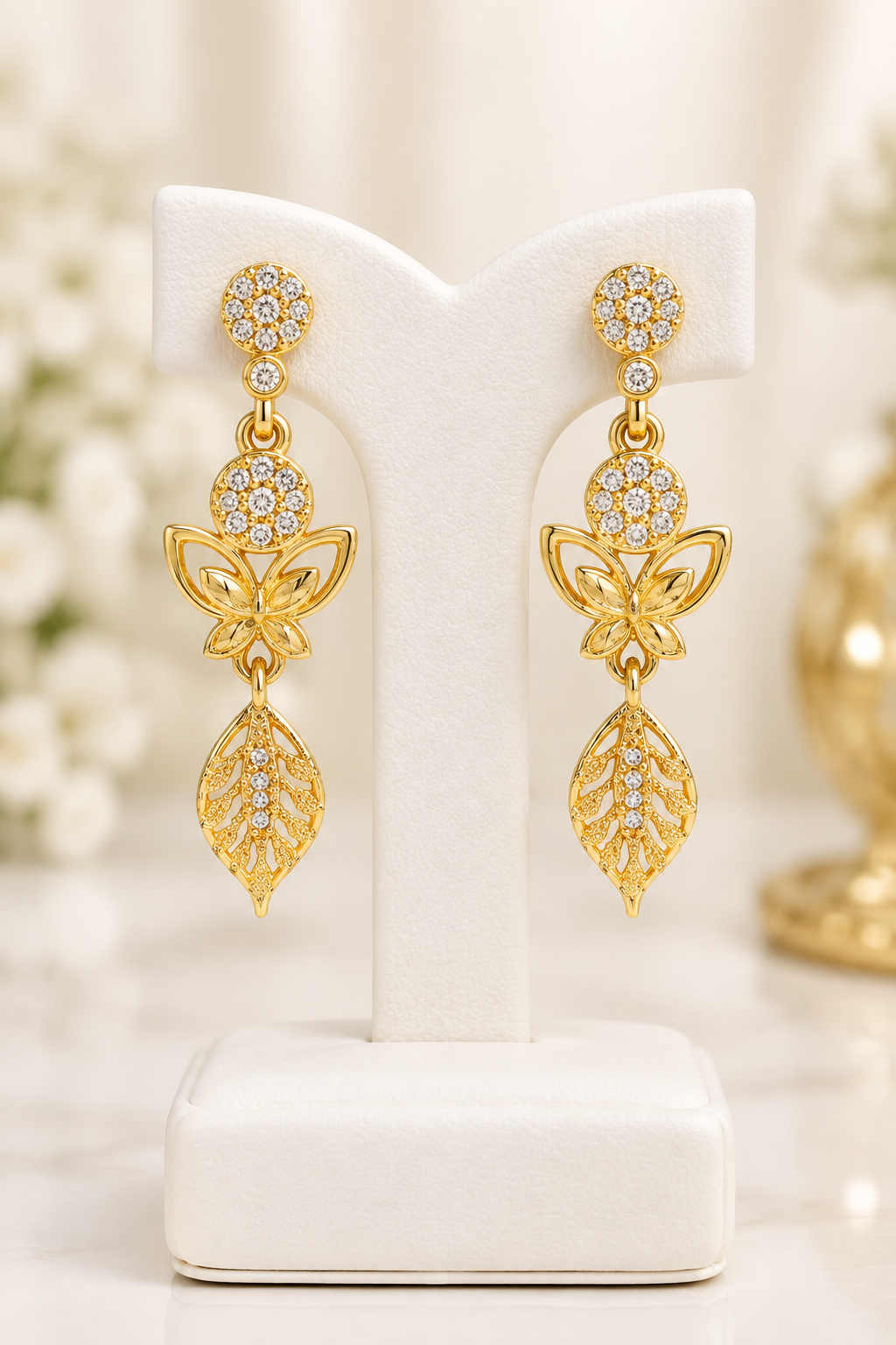 Earrings on Display Holder