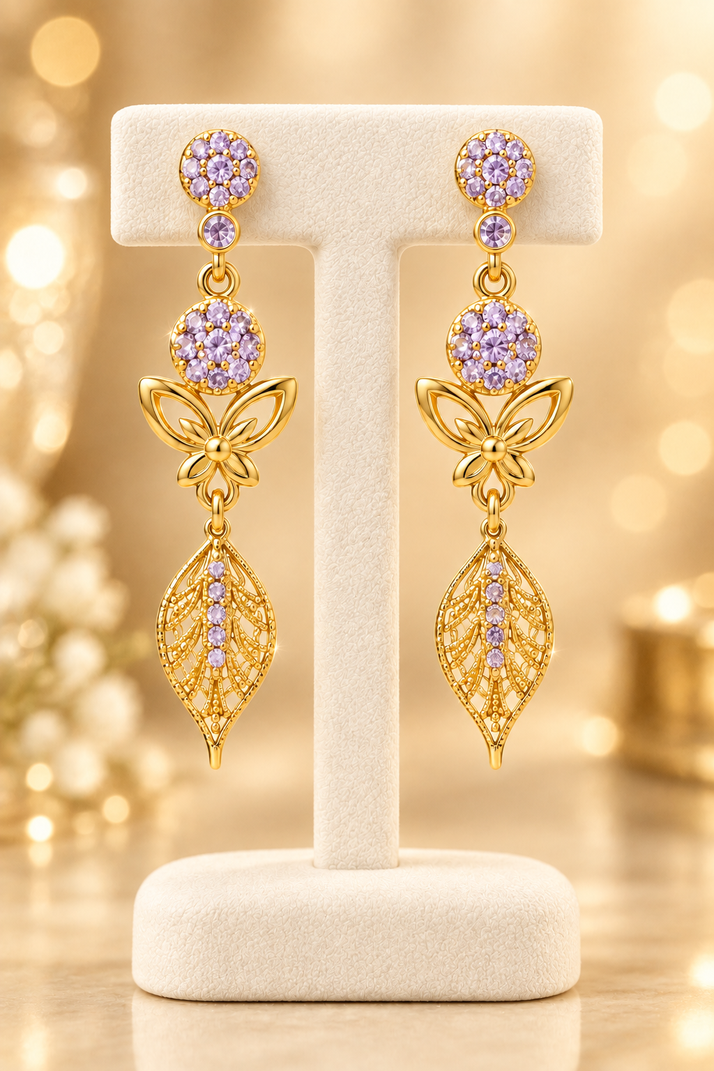 Elegant Background Earrings