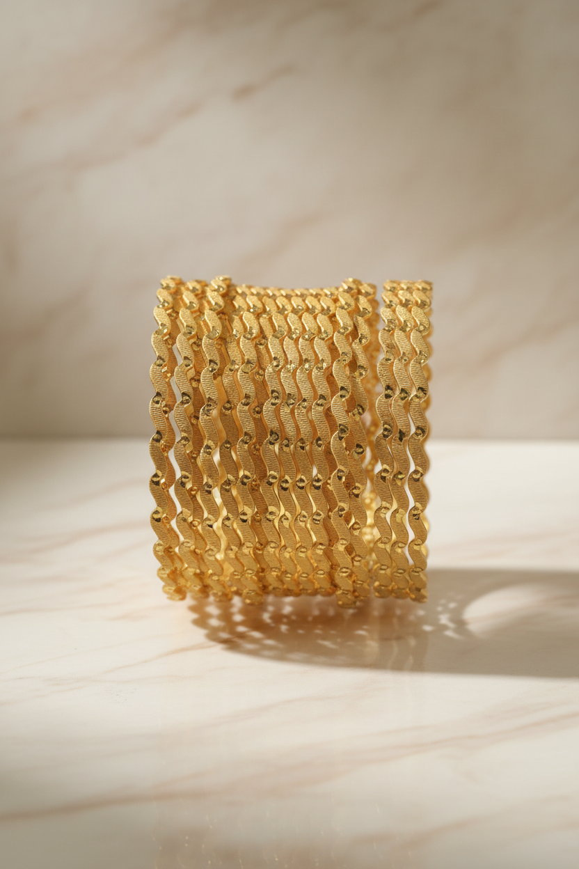 Enhanced Gold Bangles