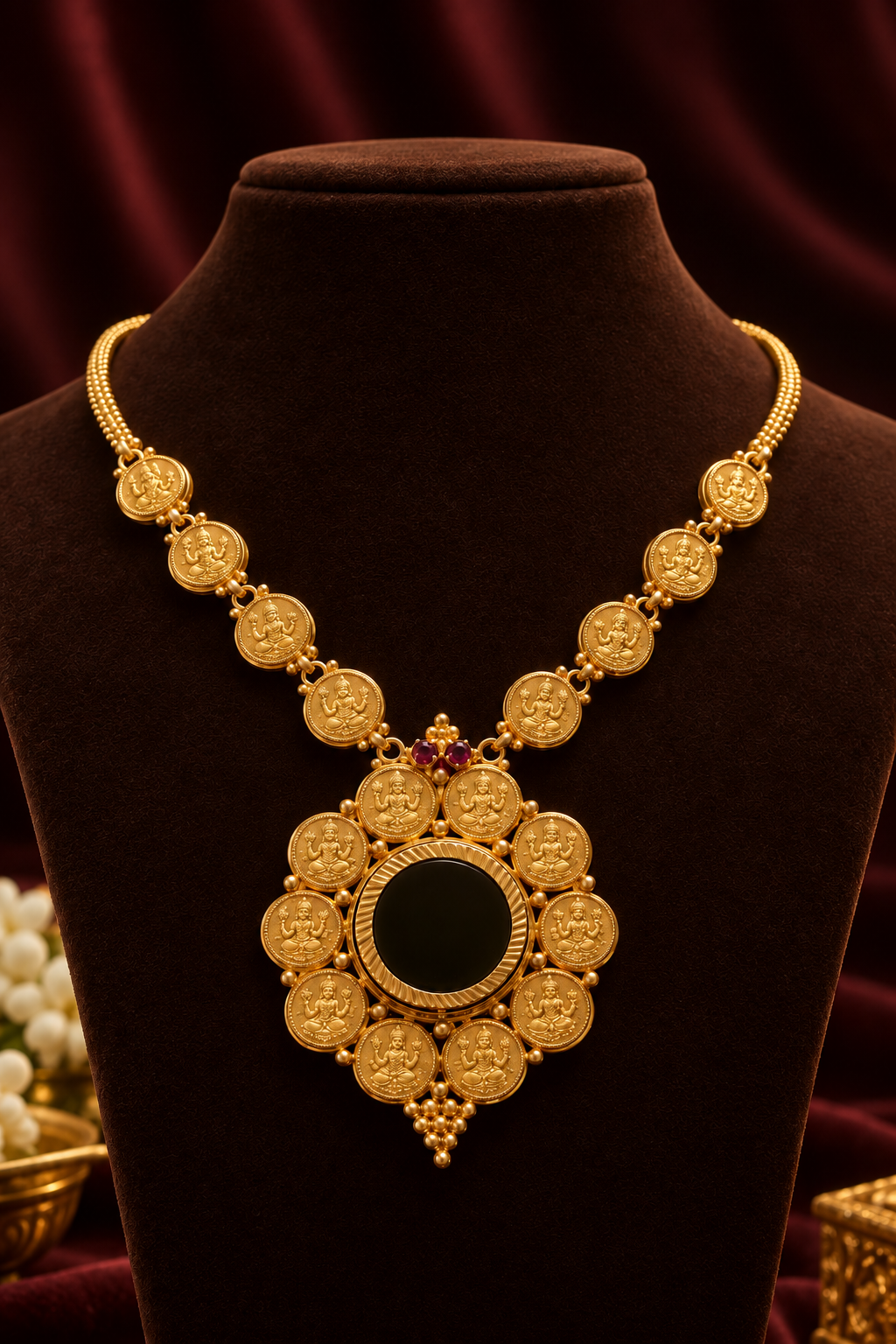 Lakshmi Coin Necklace – No Lamp