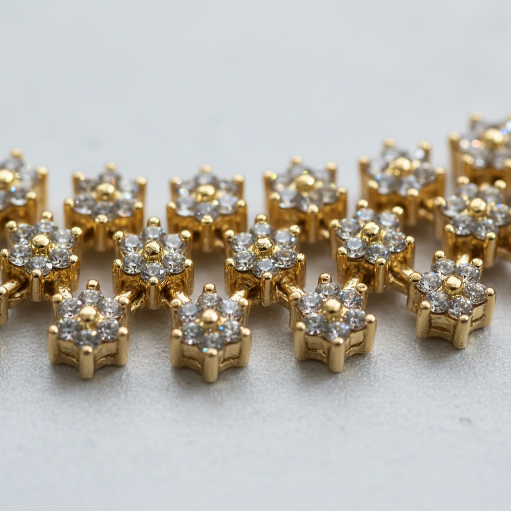 Necklace detail shot