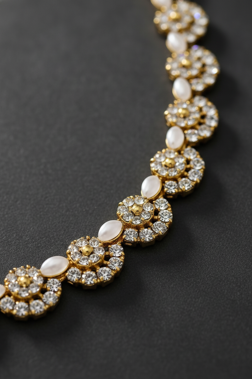 Professional close-up detail shot - dark background